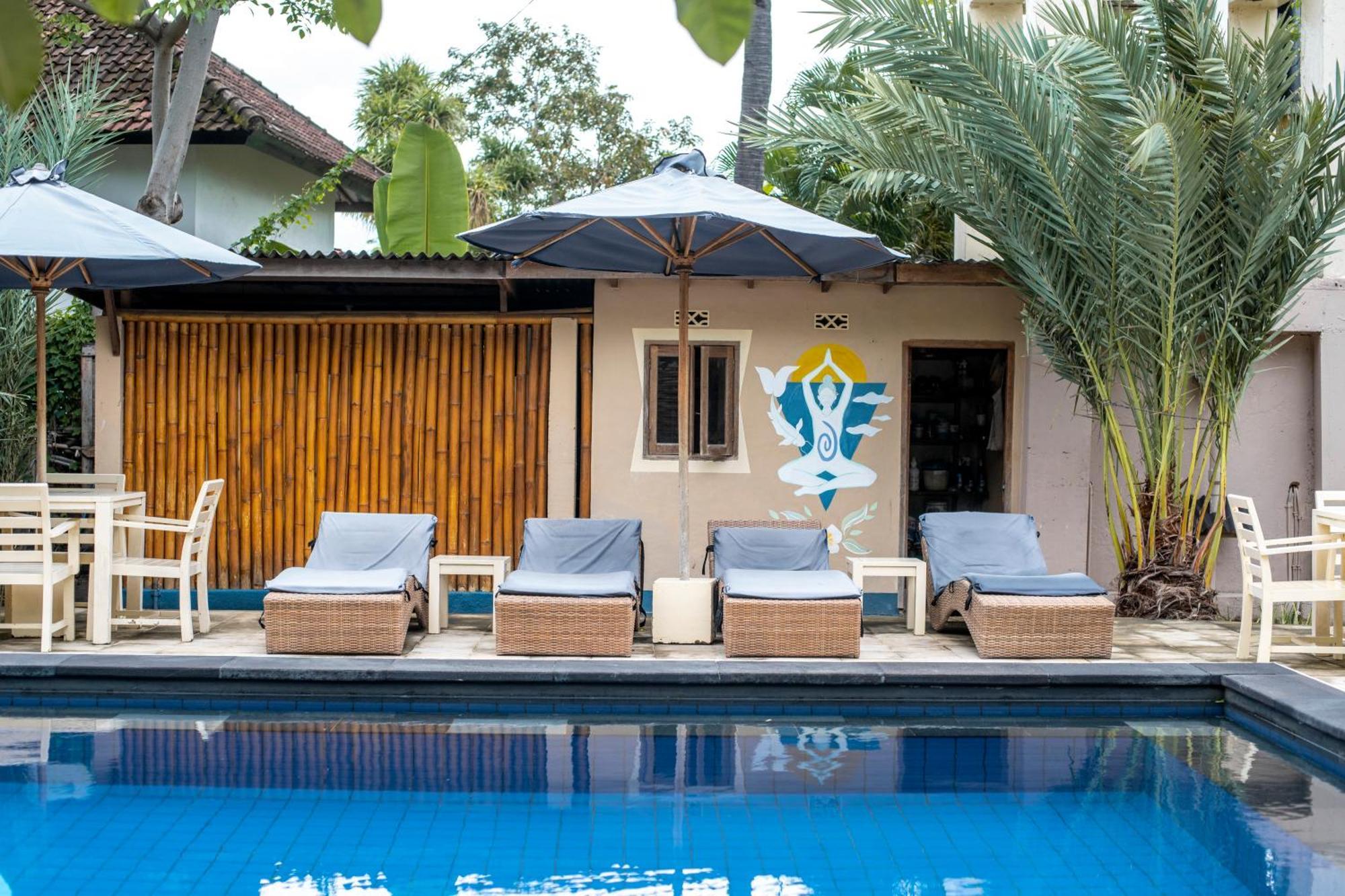 H2O Peaceful Yoga Resort Gili Air Exteriör bild